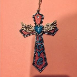 Love Cross with Angel wings